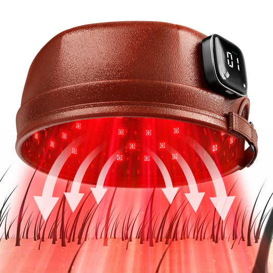 Wireless Hair Growth Cap 120 Diodes 850nm 660nm Red Light Therapy Cap for Hair Regrowth Anti Hair Loss Relax Scalp Hair Care Hat